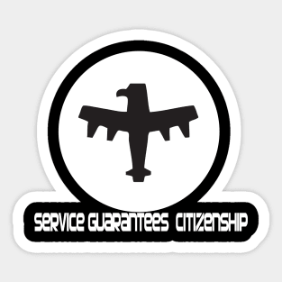 Service Guarantees Citizenship Sticker